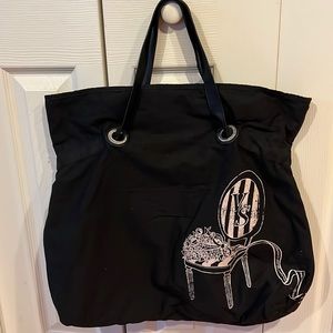 NWOT Victoria Secret lined canvas tote bag
